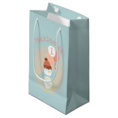 Petit Sac Cadeau Pingouin mignon avec ballons (Devant Angle)