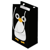 Petit Sac Cadeau Pingouin mignon de vecteur (Dos Angle)