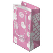 Petit Sac Cadeau Pink Disco Santa Claus (Devant Angle)