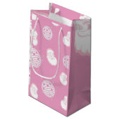 Petit Sac Cadeau Pink Disco Santa Claus (Dos Angle)