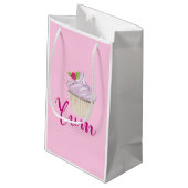 Petit Sac Cadeau Pink Frosted Cupcake Yum! (Dos Angle)