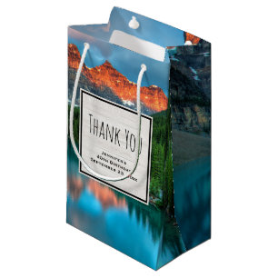 Petit Sac Cadeau Pittoresque Mountain & Lake Photographie Merci