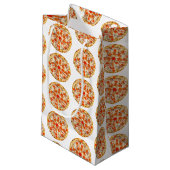 Petit Sac Cadeau Pizza (Devant Angle)