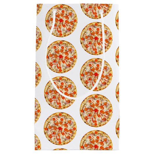 Petit Sac Cadeau Pizza (Devant)
