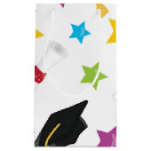 Petit Sac Cadeau Plafond de diplôme et étoiles (Devant)