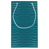 Petit Sac Cadeau Plage côtière Salé Turquoise Wave Résumé Design (Dos)