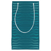 Petit Sac Cadeau Plage côtière Salé Turquoise Wave Résumé Design (Devant)