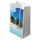 Petit Sac Cadeau Plage exotique (Dos Angle)