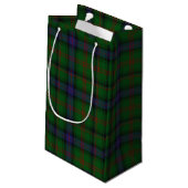 Petit Sac Cadeau Plaid bleu vert tartan Park (Dos Angle)