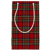 Petit Sac Cadeau Plaid Sac-Rouge de cadeau (Devant)