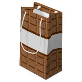 Petit Sac Cadeau Plaque chocolat chocolat chocolat chocoholique (Dos Angle)