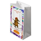 Petit Sac Cadeau Platon ornithorynque funambule (Devant Angle)