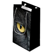 Petit Sac Cadeau Plots réflectorisés noirs (Dos Angle)