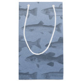 Petit Sac Cadeau Plutôt Pêcher Motif de poisson personnalisé (Dos)