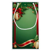 Petit Sac Cadeau Pochette Cadeau "Houx" (Dos)