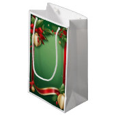 Petit Sac Cadeau Pochette Cadeau "Houx" (Devant Angle)