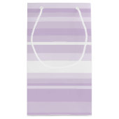 Petit Sac Cadeau Poignée rayures violettes (Dos)