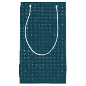 Petit Sac Cadeau Poignées main sur Turquoise foncé (Devant)