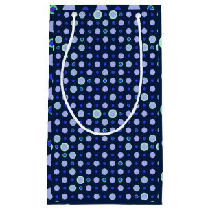 Petit Sac Cadeau Point Polka 03.Blue.Green DBlue BG