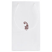 Petit Sac Cadeau Point rouge (Dos)