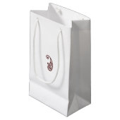 Petit Sac Cadeau Point rouge (Devant Angle)