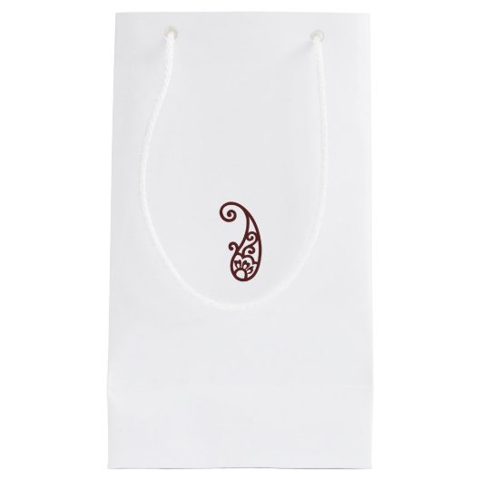 Petit Sac Cadeau Point rouge (Devant)
