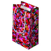 Petit Sac Cadeau Points de fête 3-couleurs de fruits- (Dos Angle)