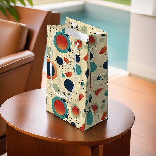 Petit Sac Cadeau Points et points rétro