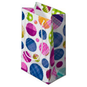 Petit Sac Cadeau Pois chargés (Devant Angle)