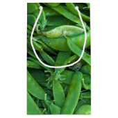 Petit Sac Cadeau Pois verts (Dos)