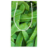 Petit Sac Cadeau Pois verts (Devant)