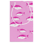 Petit Sac Cadeau Poisson rose (Dos)