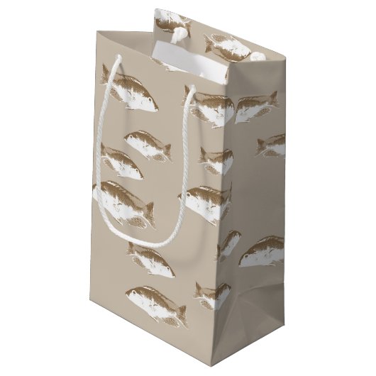 Petit Sac Cadeau Poisson sépien (Dos Angle)
