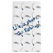 Petit Sac Cadeau Poisson sur le crochet (Devant)