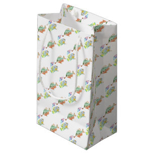 Petit Sac Cadeau Poissons - Deux poissons Art Imprimer de peinture 