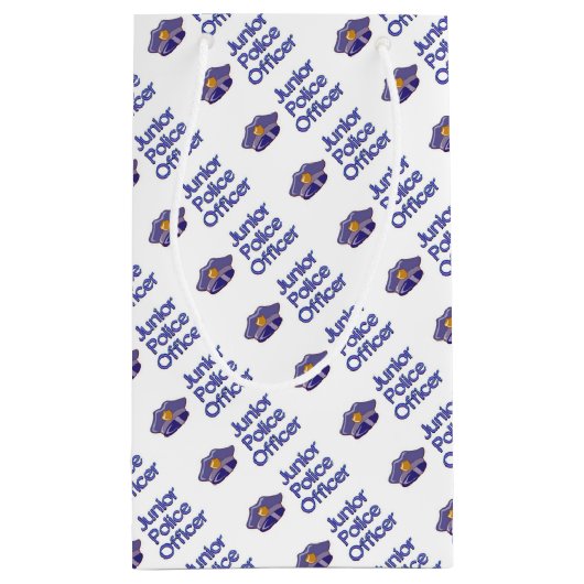 Petit Sac Cadeau Policier junior (Dos)