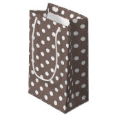 Petit Sac Cadeau Polka dot (Devant Angle)