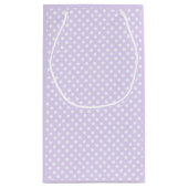 Petit Sac Cadeau polka dots in  soft lavender (Dos)