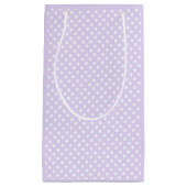 Petit Sac Cadeau polka dots in  soft lavender (Devant)