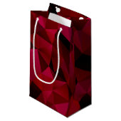 Petit Sac Cadeau polygonaux, triangles (Devant Angle)