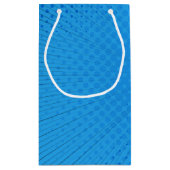 Petit Sac Cadeau Pop Art OMG ! sur bleu (Dos)