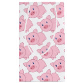 Petit Sac Cadeau Porcs roses (Dos)