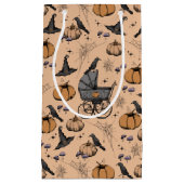 Petit Sac Cadeau Porte-bébé gothique Halloween Orange (Devant)