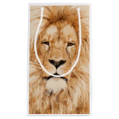 PETIT SAC CADEAU PORTRAIT DE LION (Devant)