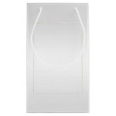 Petit Sac Cadeau Posh 70e anniversaire Platinum (Dos)