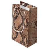 Petit Sac Cadeau Poster de animal Cool Motif Snakeskin (Dos Angle)