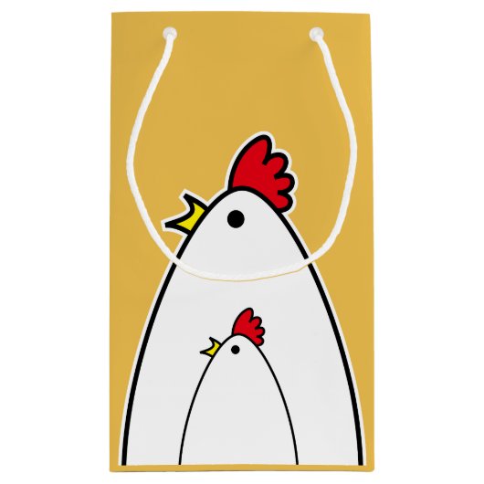 Petit Sac Cadeau Poulets (Dos)