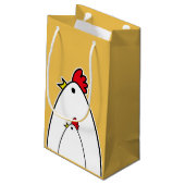 Petit Sac Cadeau Poulets (Dos Angle)
