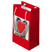 Petit Sac Cadeau Poulets de jeu Valentine (Dos Angle)