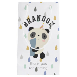 Petit Sac Cadeau Premier anniversaire de Cute Panda